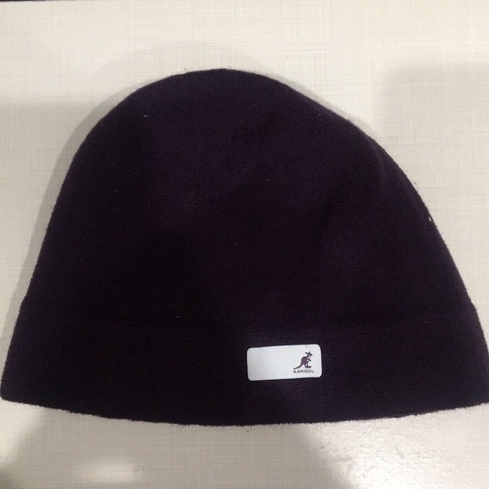 Kangol Purple Skull Beanie Cap